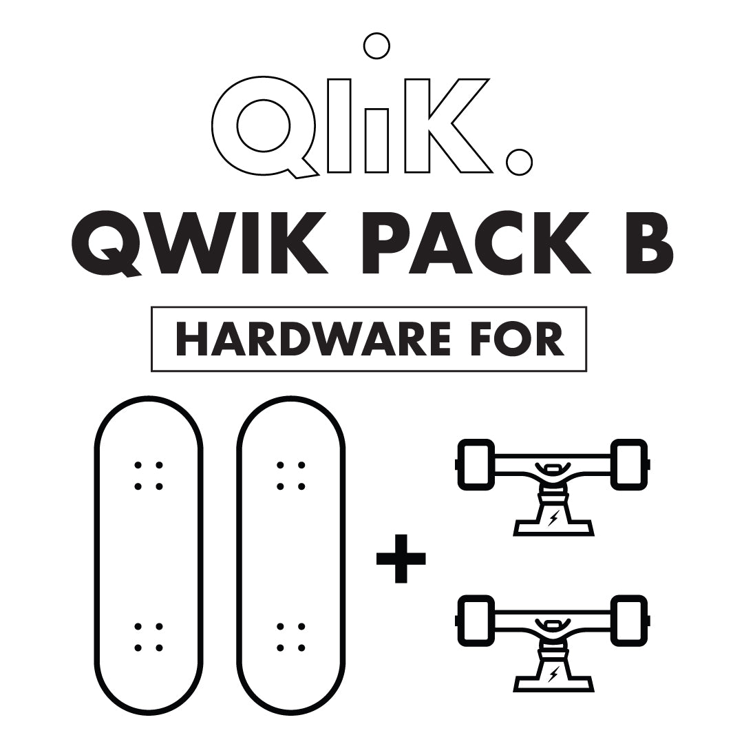 QWIK TRUKS Qlik Quick Release Skateboard Truck System Qwik Truks